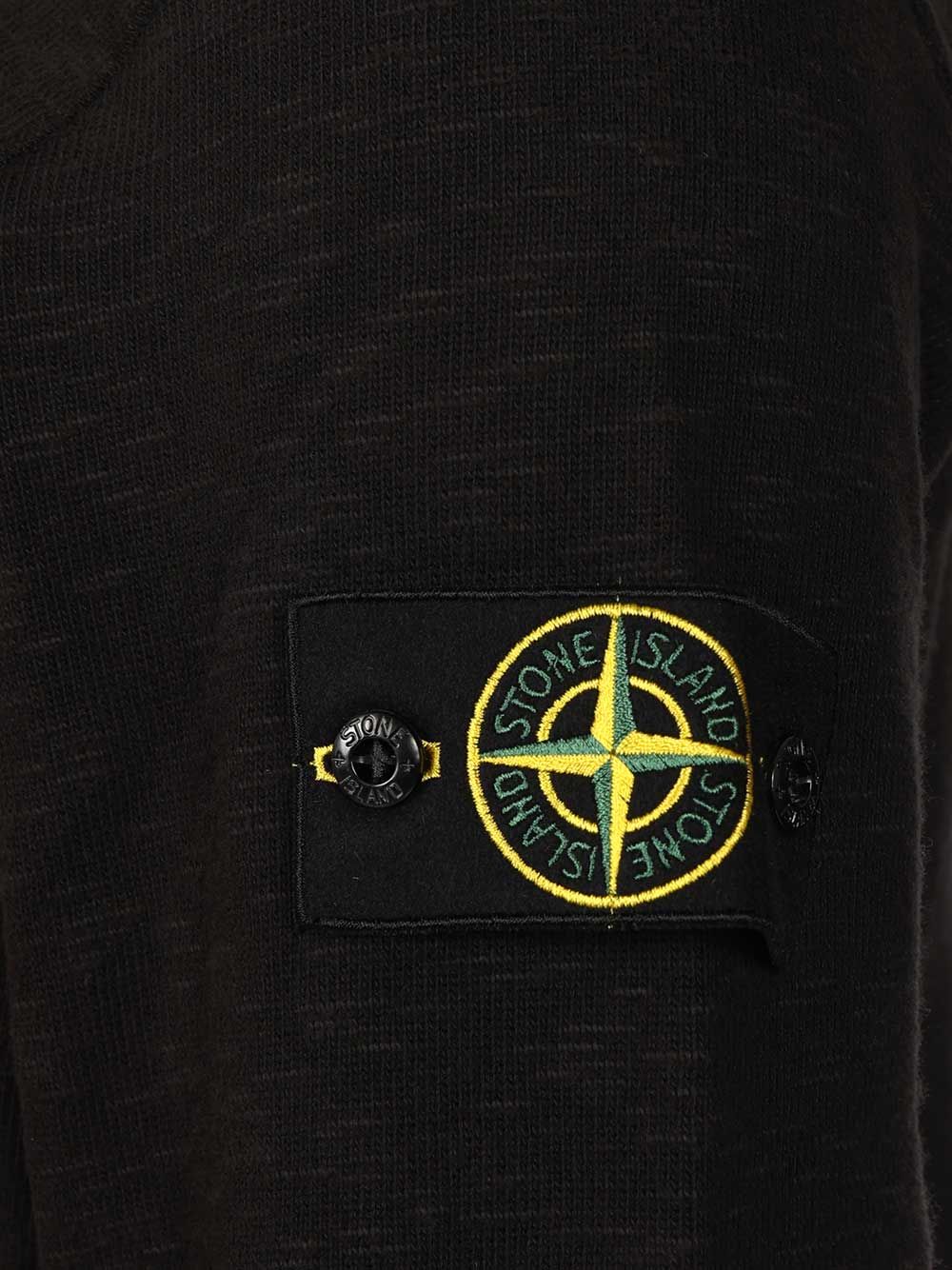 Stone Island Crewneck Sweatshirt Sweatshirts - Black | 146627b23ae1d9571956776cb15f81f195bb56a4