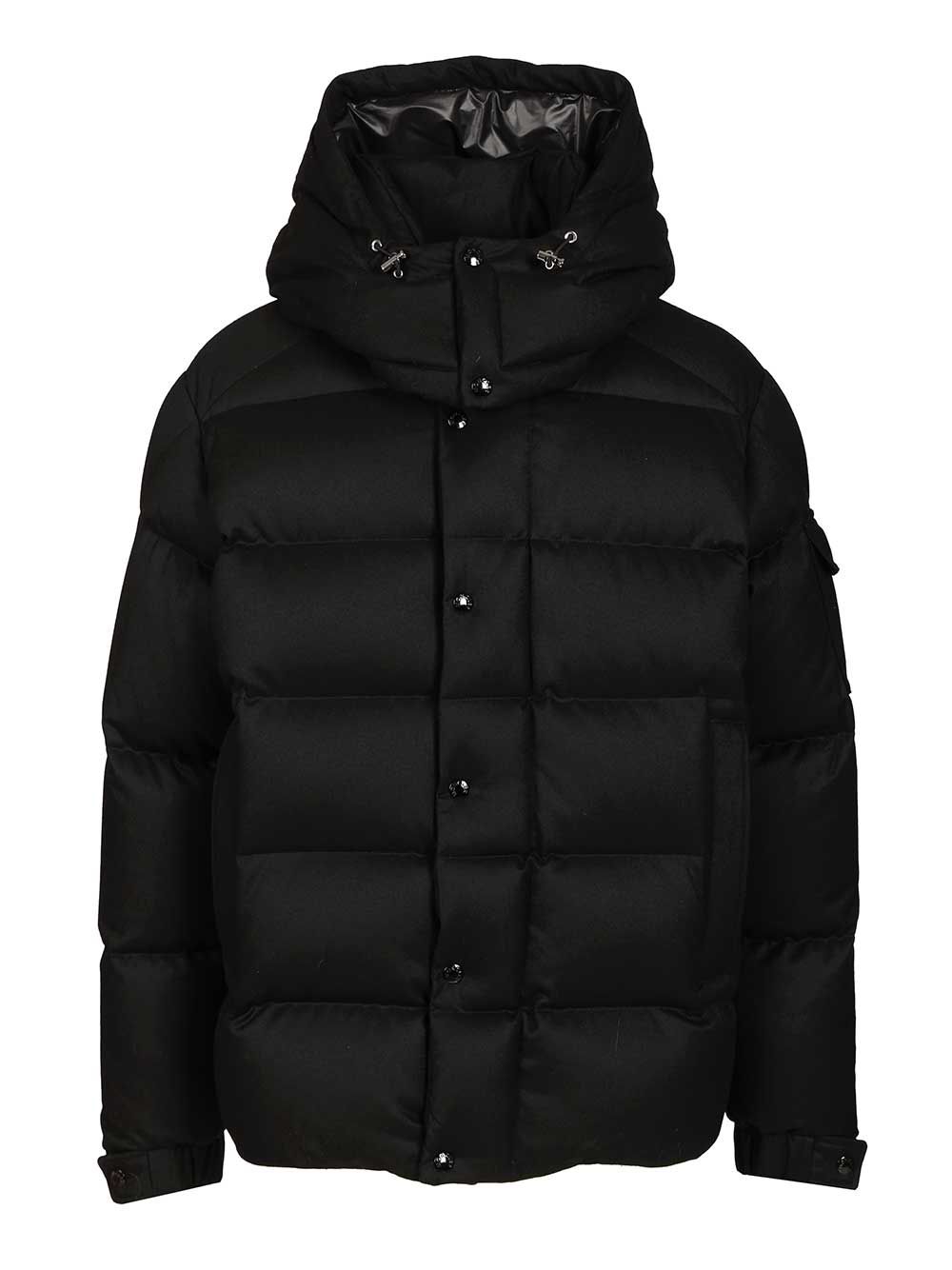 Moncler Maya 70 Coats - Black | cd7f59cbe72b2aa02fceb67f021ed80c2d8a6feb