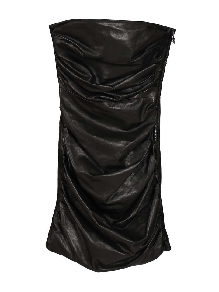 Amiri Leather Mini Dress Dresses - Black | 8f81eb556aa2ee076236a8e404e08061f362f147