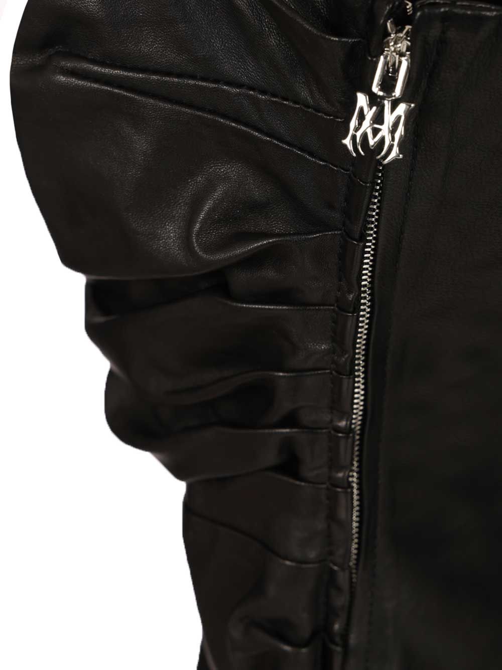 Amiri Leather Mini Dress Dresses - Black | 77752b3e7e728e2c3e9d073b3e100f7664ad1bad