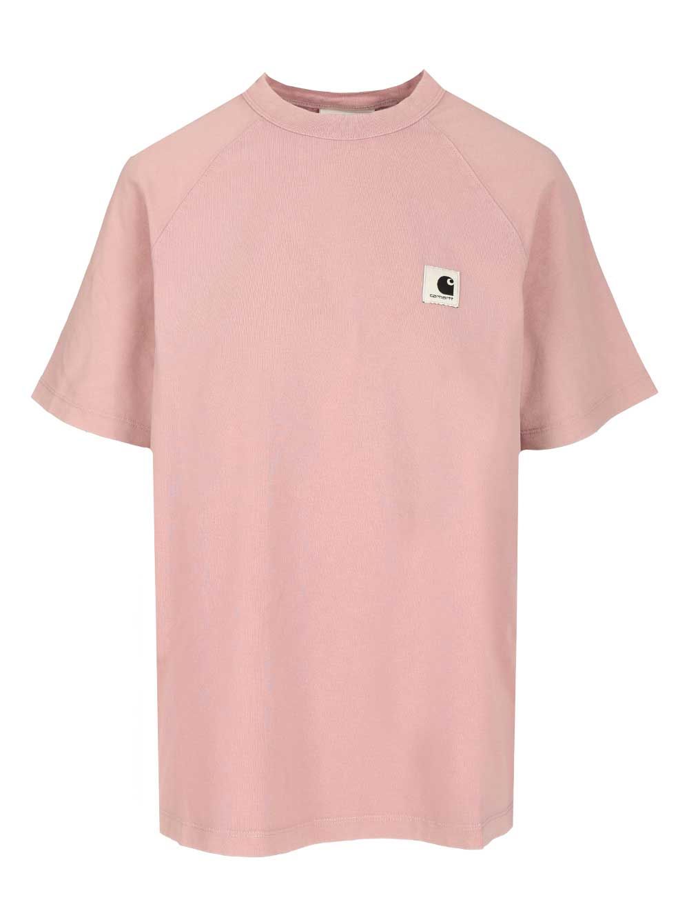 Carhartt Wip Jersey T-Shirt - Rose | 637622bbdacd7abd986a762ccfef4358ba4068dc