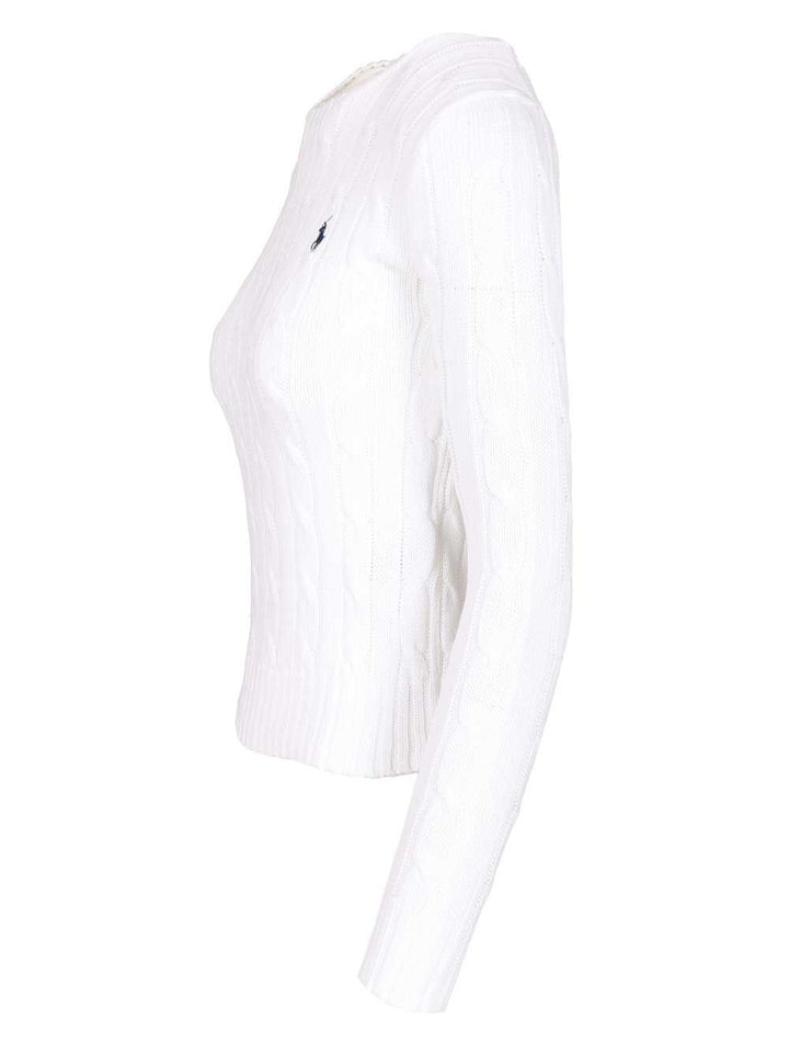 Polo Ralph Lauren Cotton Sweater Knitwear - White | 84cfb98182a8d0d7b711053a2b24a9495357174d