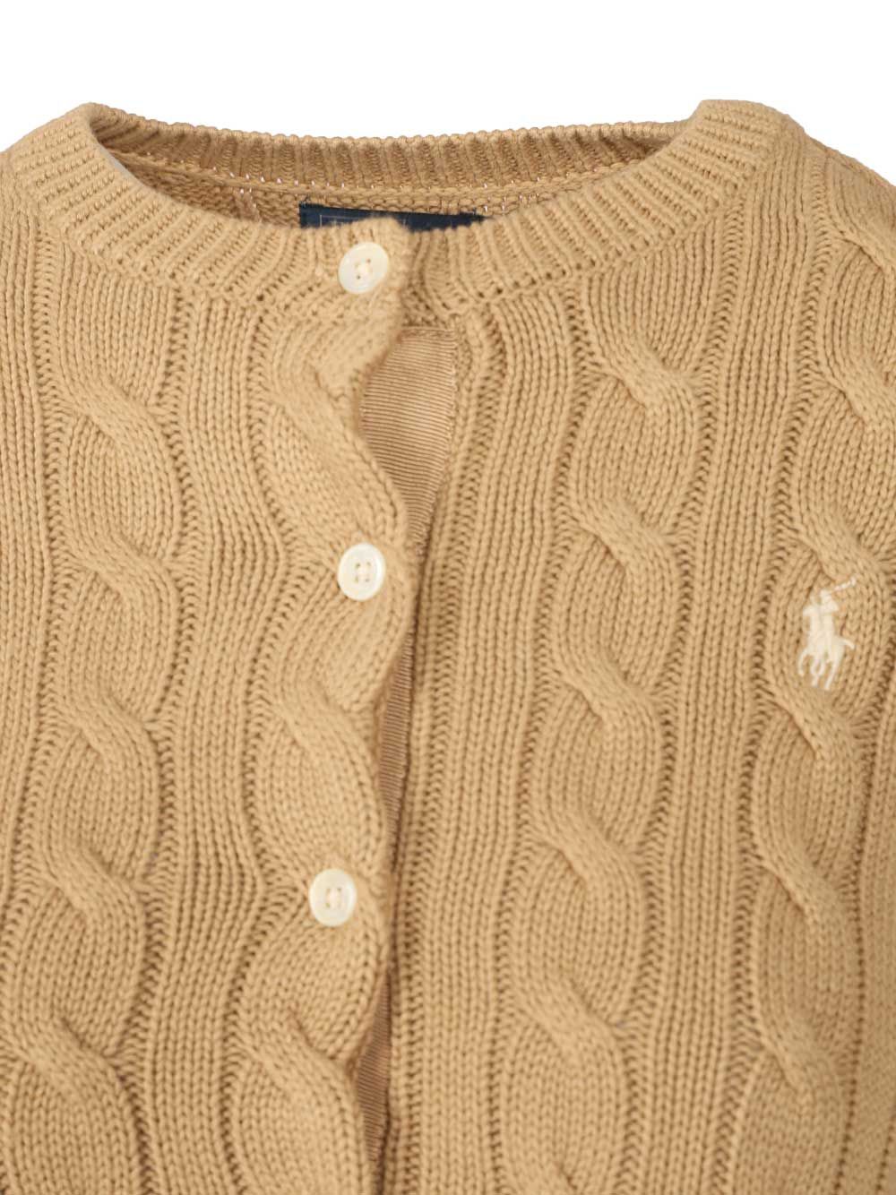 Polo Ralph Lauren Cotton Cardigan By Polo Ralph Lauren Knitwear - Green | e252b6ef6a49faf4ad532872afdca50fecb72d90