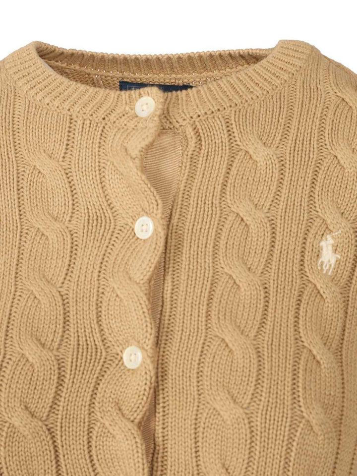 Polo Ralph Lauren Cotton Cardigan By Polo Ralph Lauren Knitwear - Green | e252b6ef6a49faf4ad532872afdca50fecb72d90