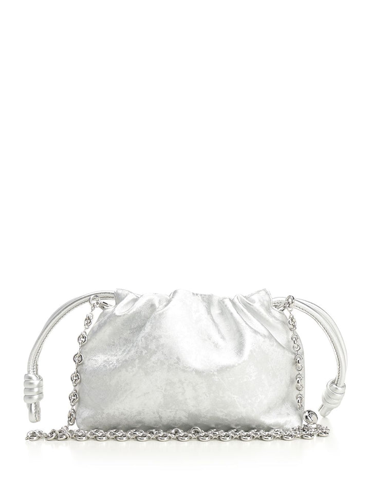 Loewe Flamenco Clutch Handbags - Silver | 63c691647d2a3e7ef24baf21693f0ee07cd47d28