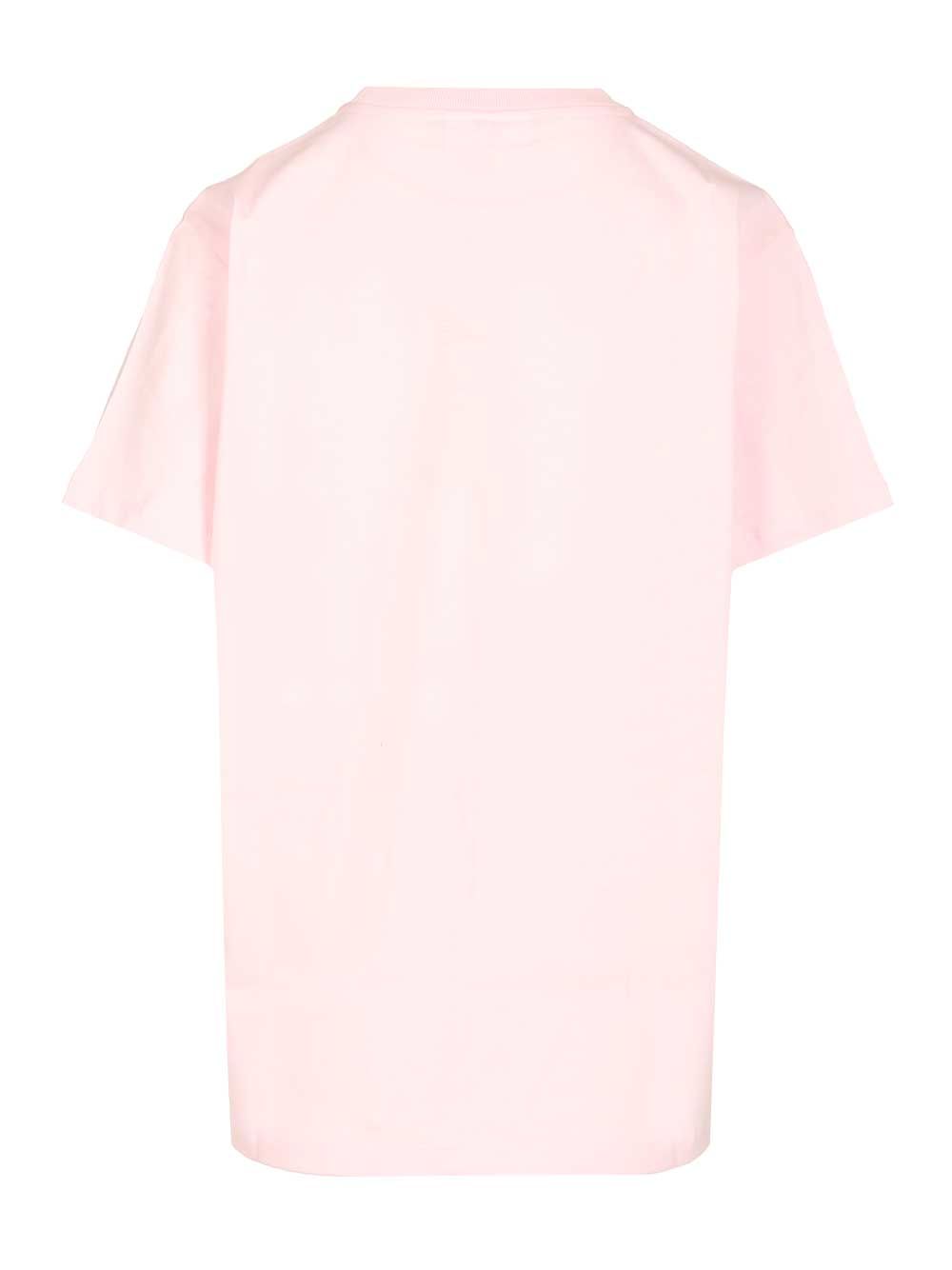 Ganni Cotton T-Shirt - Rose | 8342195a48af67a4676ad3ee455c3b9a41a27670