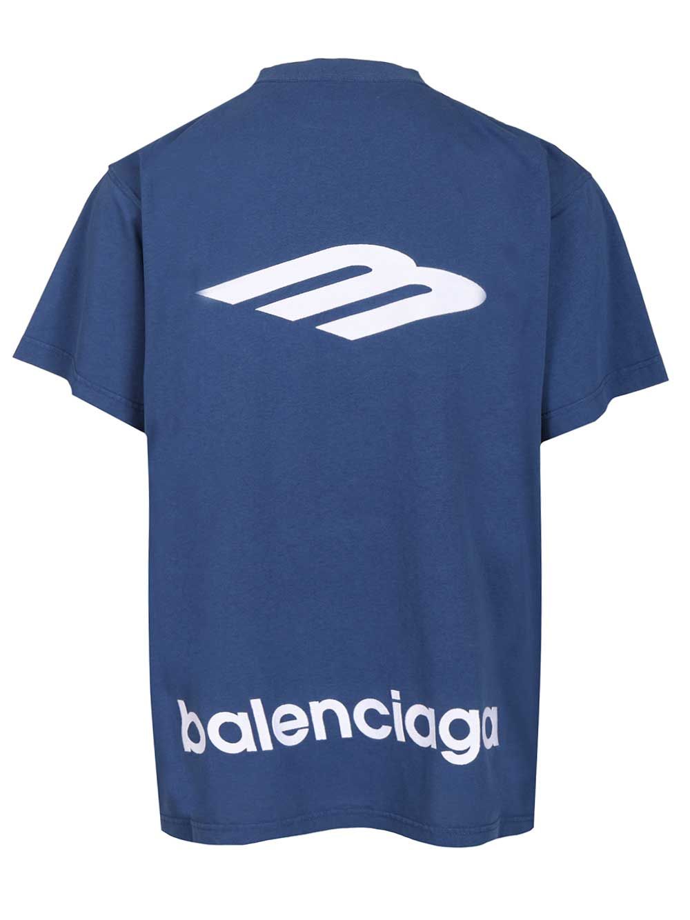 Balenciaga Oversized T-Shirt - Blue | 8dd4682e24590a49361c7571cce6dbcf6bc58dbd