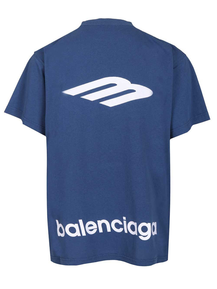 Balenciaga Oversized T-Shirt - Blue | 8dd4682e24590a49361c7571cce6dbcf6bc58dbd