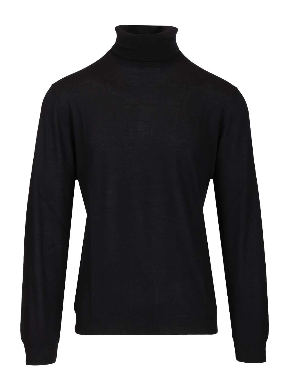 Al Duca D'Aosta Merino Wool Turtleneck Knitwear - Blue | dc33915c7052659e422553c0f25d81535d075bad