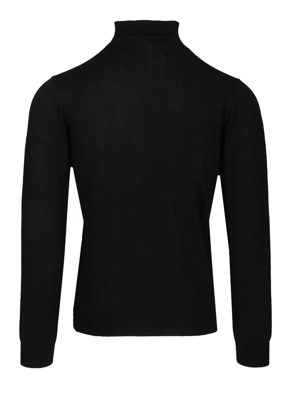 Al Duca D'Aosta Merino Wool Turtleneck Knitwear - Black | c000a4fe57bfc3f965b3e2f8f010c213a520ff8d