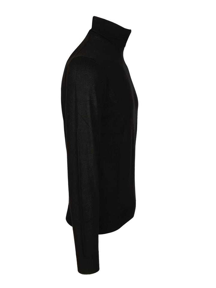 Al Duca D'Aosta Merino Wool Turtleneck Knitwear - Black | a662a0e7d0f4b54a810fa81e862ae27de0e7097e