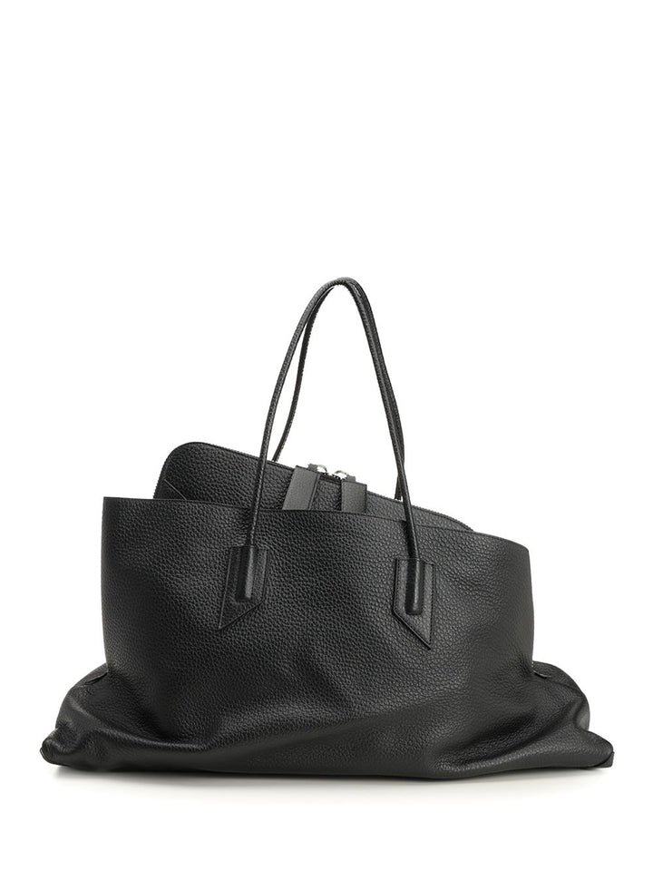 The Attico Large La Passeggiata Shoulder Bag Shoulder Bags - Black | b98f456a179f2eebfb6c8fe24e8b834ef0df5d3a