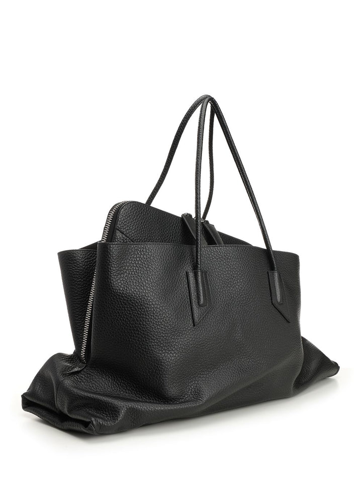 The Attico Large La Passeggiata Shoulder Bag Shoulder Bags - Black | c27139eebe53aee20fbb6bdc0302d192d87510d9