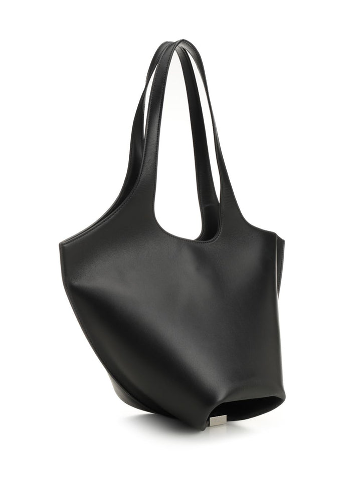 The Attico La Scoop Shoulder Bags - Black | d0e7ce18a43b6b3729fc69e41af9d92dd9f4f073
