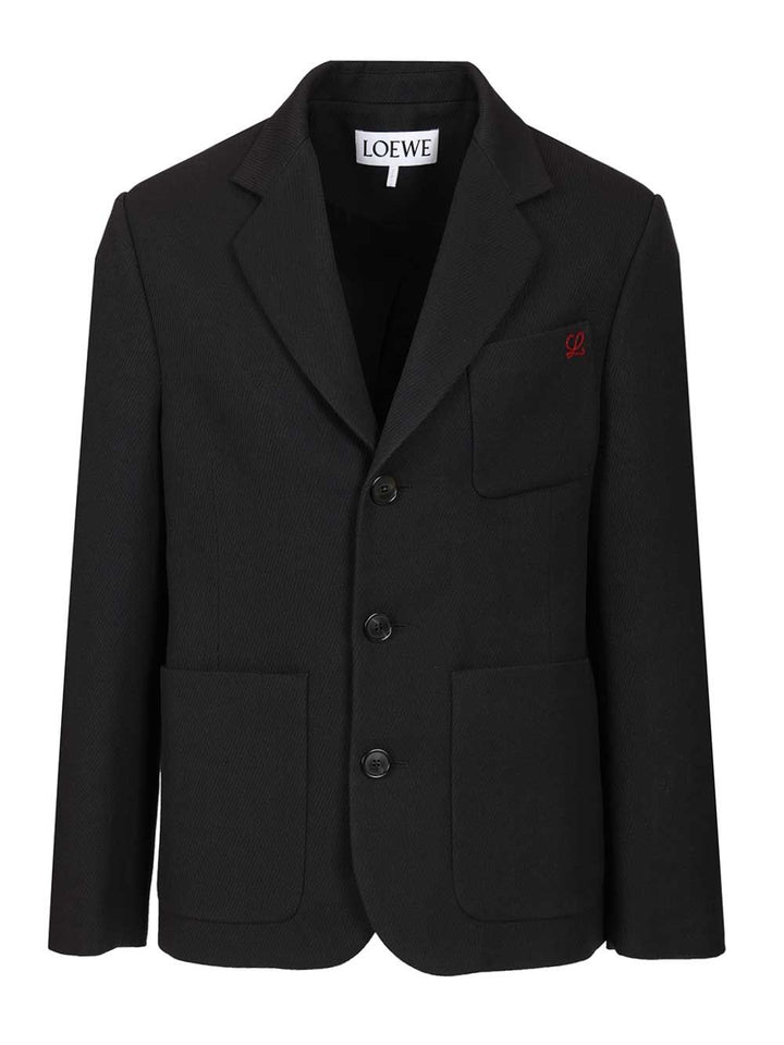 Loewe Wool Jacket Jackets - Blue | c52bd22169fedf4cd3e61d454f25b31b106045aa