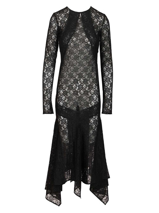 Midi Dress Dresses Black