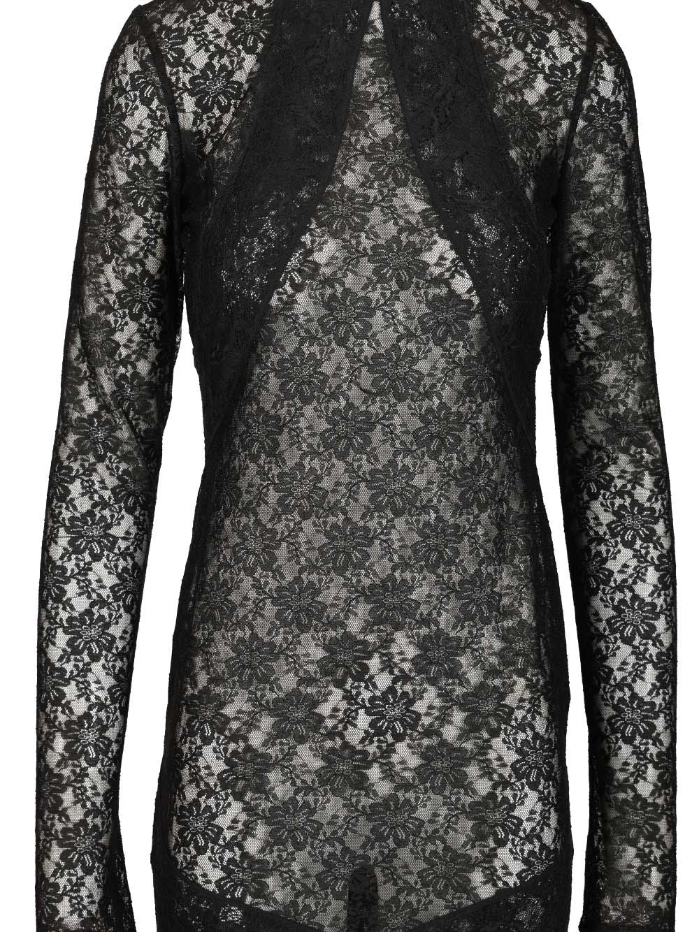 The Attico Midi Dress Dresses - Black | 5b5e693225c1d80185e18e904a93c2c835b4d485