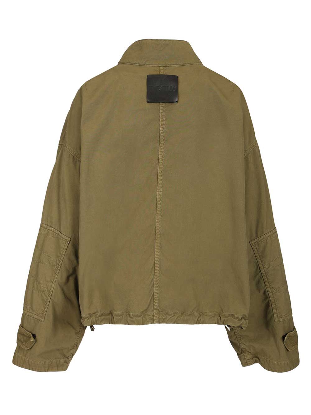 The Attico Canvas Bomber Jacket Jackets - Green | 15dc2215ae4166edef1f49fca8099cc7fc9b0613