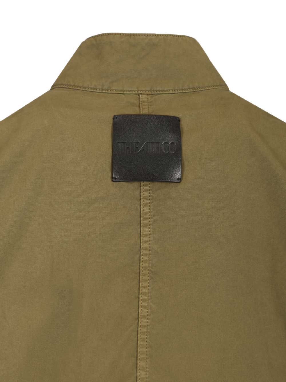 The Attico Canvas Bomber Jacket Jackets - Green | 9c2c83e9f20ee35973b12827036138c8a0f94a0d