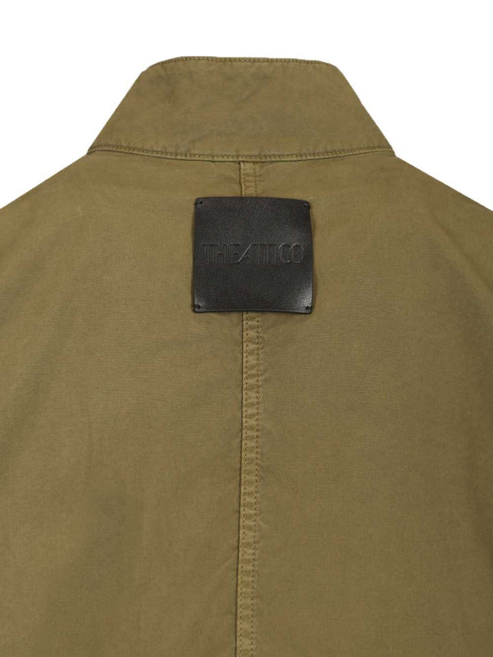 The Attico Canvas Bomber Jacket Jackets - Green | 9c2c83e9f20ee35973b12827036138c8a0f94a0d