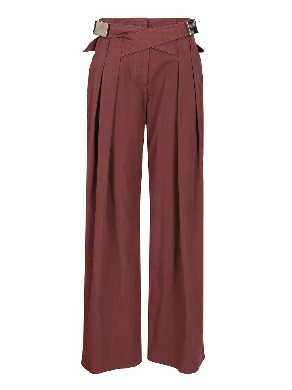 The Attico Canvas Trousers - Violet | e75159bbb632913a3c77b8c3d6ca338049c6991e