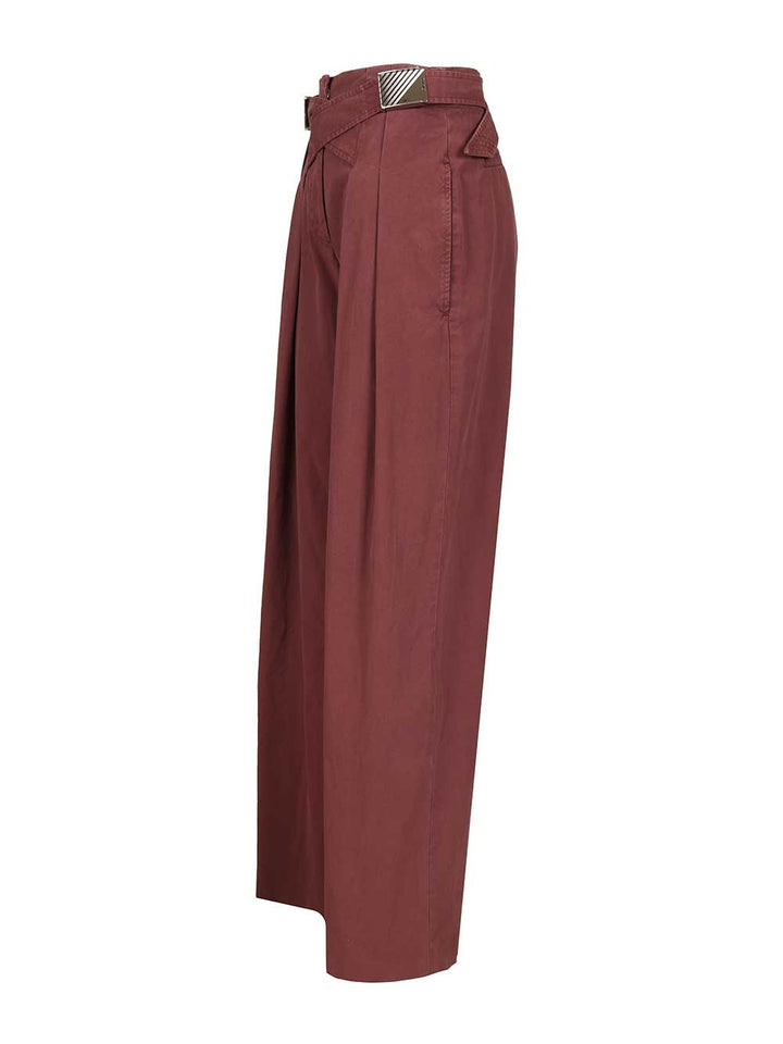 The Attico Canvas Trousers - Violet | 0df722b0405a624ac09ad41adf4e477764745f06