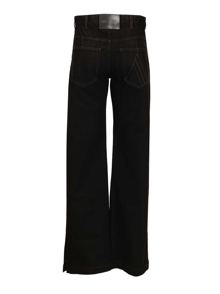 The Attico Cotton Jeans - Black | c0cf0e8c7d04b4193ebfeb6eb0db617b65dd31ed