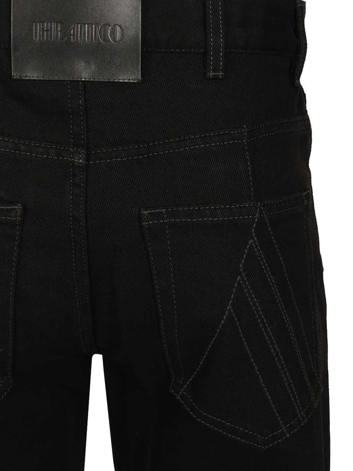 The Attico Cotton Jeans - Black | d307f7e5f0fb08b785a4933759cbb6dc622bfa4c