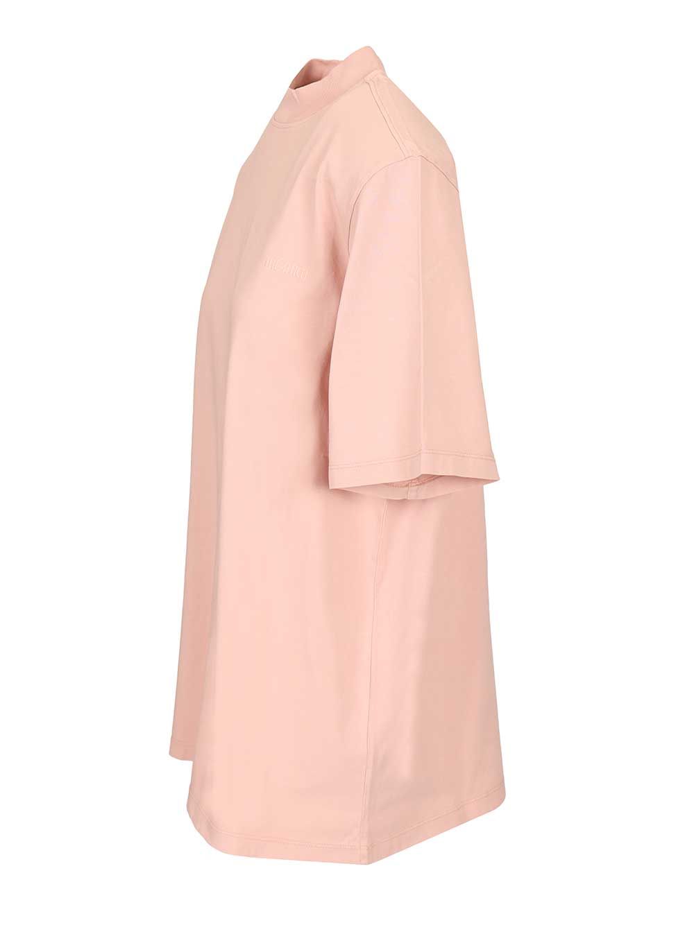 The Attico Jersey T-Shirt - Rose | c769c58dd99c17cee2e137d41d252f15637f376b