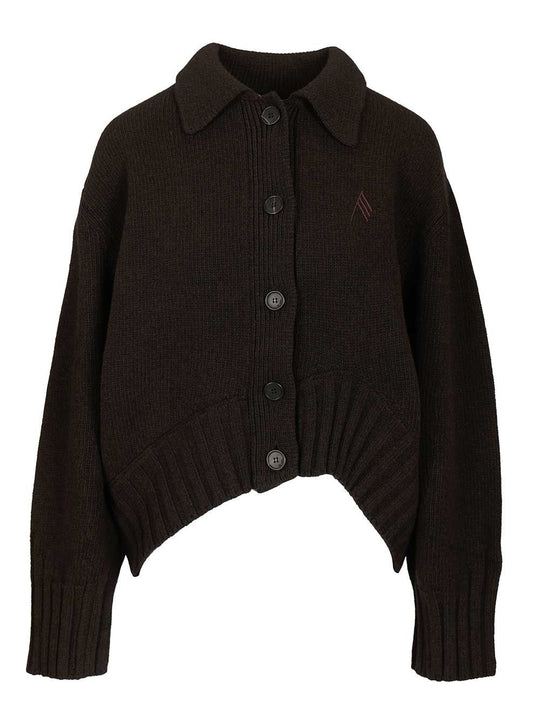 Cashmere And Wool Cardigan Knitwear Brown