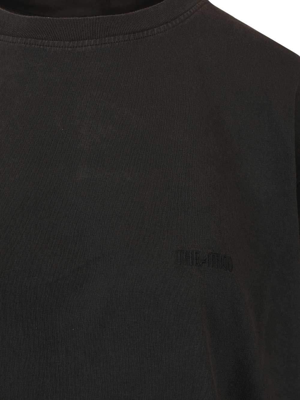 The Attico Light Jersey T-Shirt - Black | 5482977035f09000d6c85ced6fe947fd7c24e69a