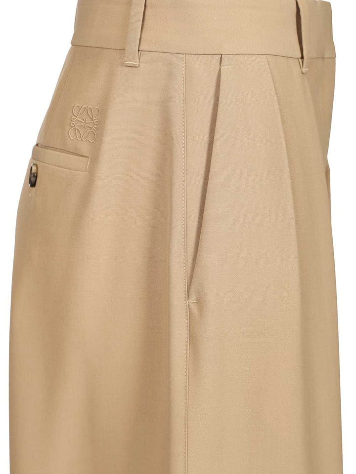 Loewe Barrel Trousers - Beige | 8ad1a3e82069d612214b4651d2a0ed594ca3c5d6