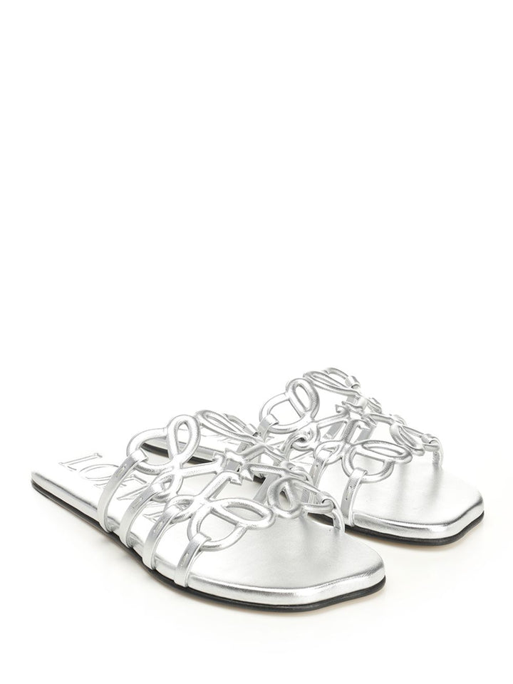 Loewe Petal Anagram Scarpe basse - Silver | e89d76d3d1cb7f3a096420888fa6a999babb53aa