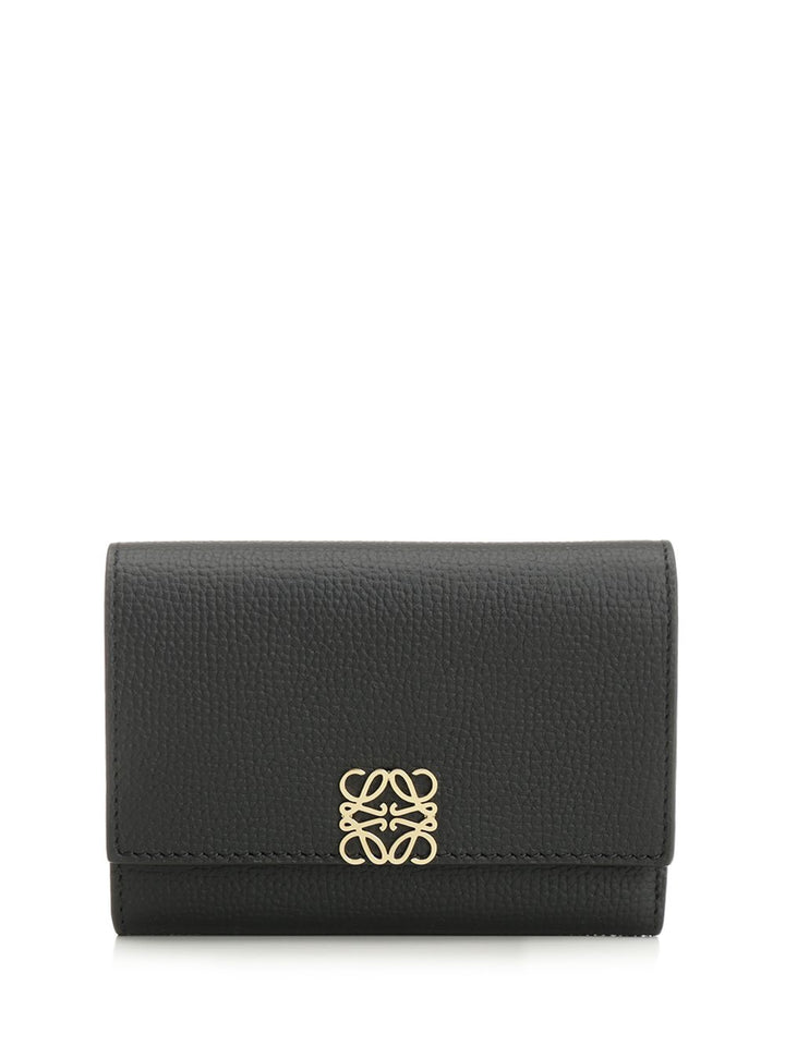 Loewe Small Anagram Vertical Wallet Wallets - Black | 6f71735f1741b7c3ae4ea4fc2cbaa46b3b7487a0