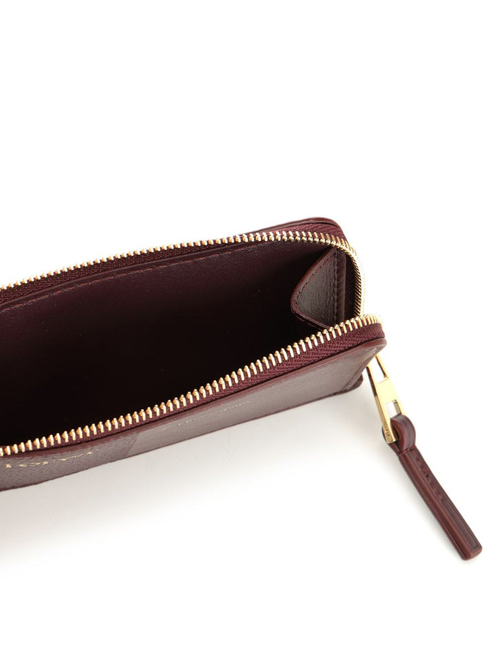 Loewe Duet Coin Cardholder Wallets - Bordeaux | c285bedf2dd29ed08532e5a721eba86d25f3fbfa