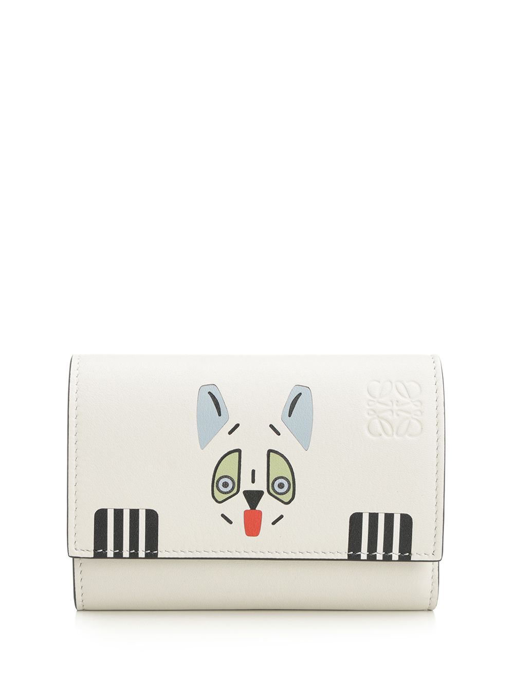Loewe Futurist Cat Small Vertical Wallet Wallets - White | 01eb9f673943b10c644fb4f7e8cc19f3dea5b042