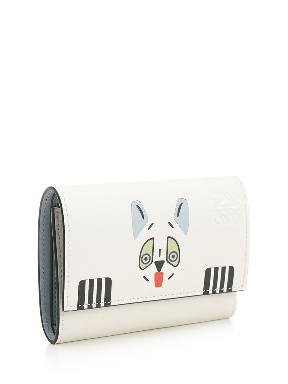 Loewe Futurist Cat Small Vertical Wallet Wallets - White | 3177c93be9fa9084073c975e90013edcb7dd8d2b