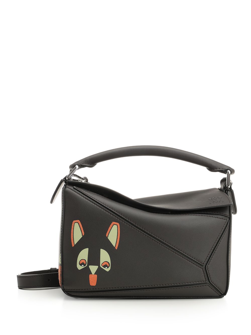 Loewe Puzzle Futurist Cat Handbags - Brown | 22d217e4be3330e6f5fd94a0fe192348c8907195