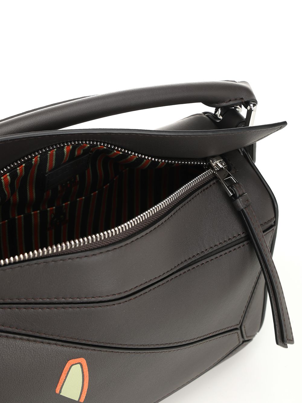 Loewe Puzzle Futurist Cat Handbags - Brown | fa87bdb1d3566ead4018f83fe89da5ed6df14453