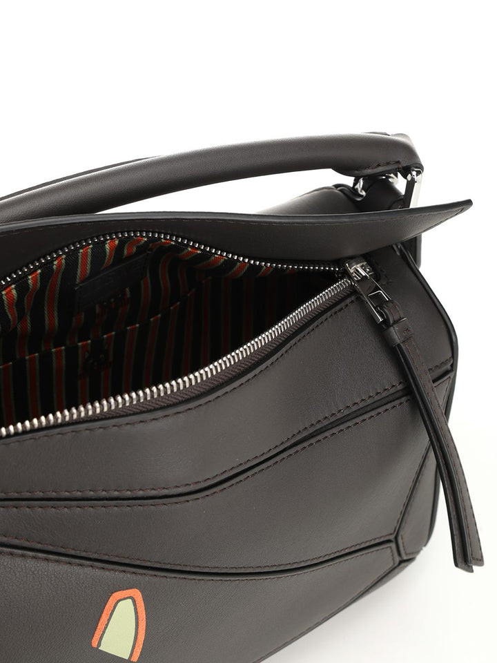 Loewe Puzzle Futurist Cat Handbags - Brown | fa87bdb1d3566ead4018f83fe89da5ed6df14453