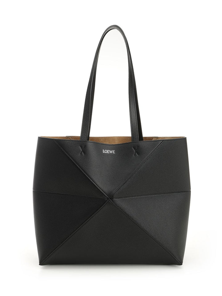 Loewe Puzzle Fold Crossbody Bags - Black | ef8423d0849a1487c10044dafacb7b72a924d7a9