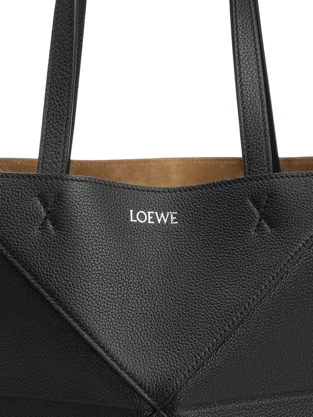 Loewe Puzzle Fold Crossbody Bags - Black | 732a91416c9bca12490263db85a5ee017b727db3