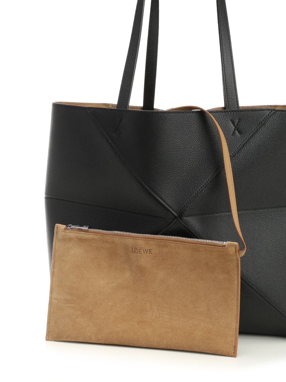 Loewe Puzzle Fold Crossbody Bags - Black | 5fe83567b76f31157cdda8b1dc13b778bb5596e2