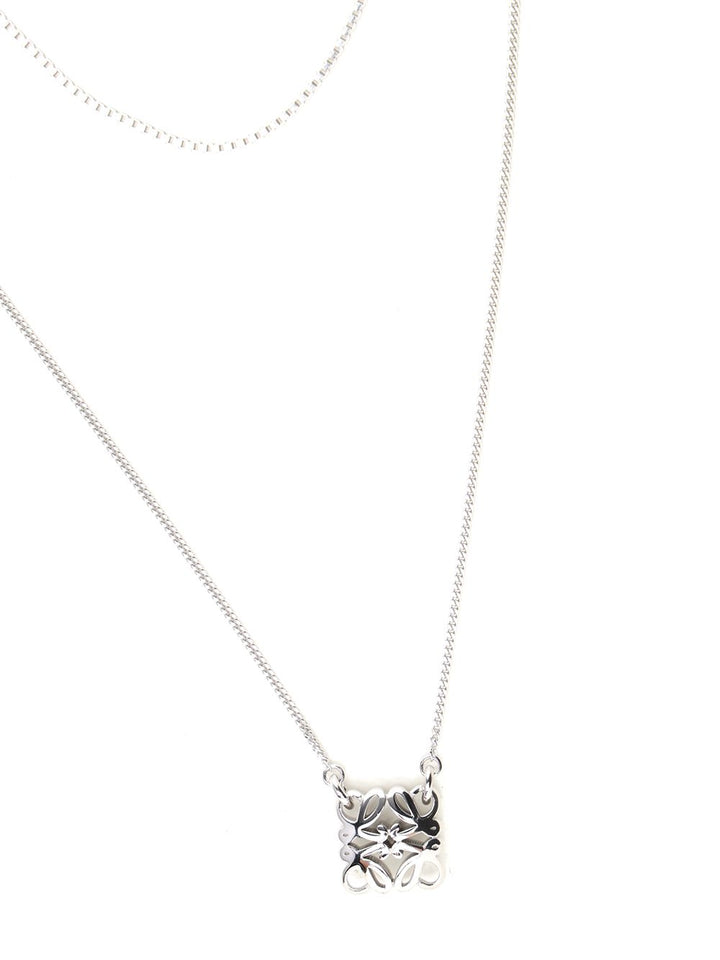 Loewe Anagram Bombé Necklace Jewelry - Silver | 57791c844cd9e9018e45c2b59d44b45d38ab29f6