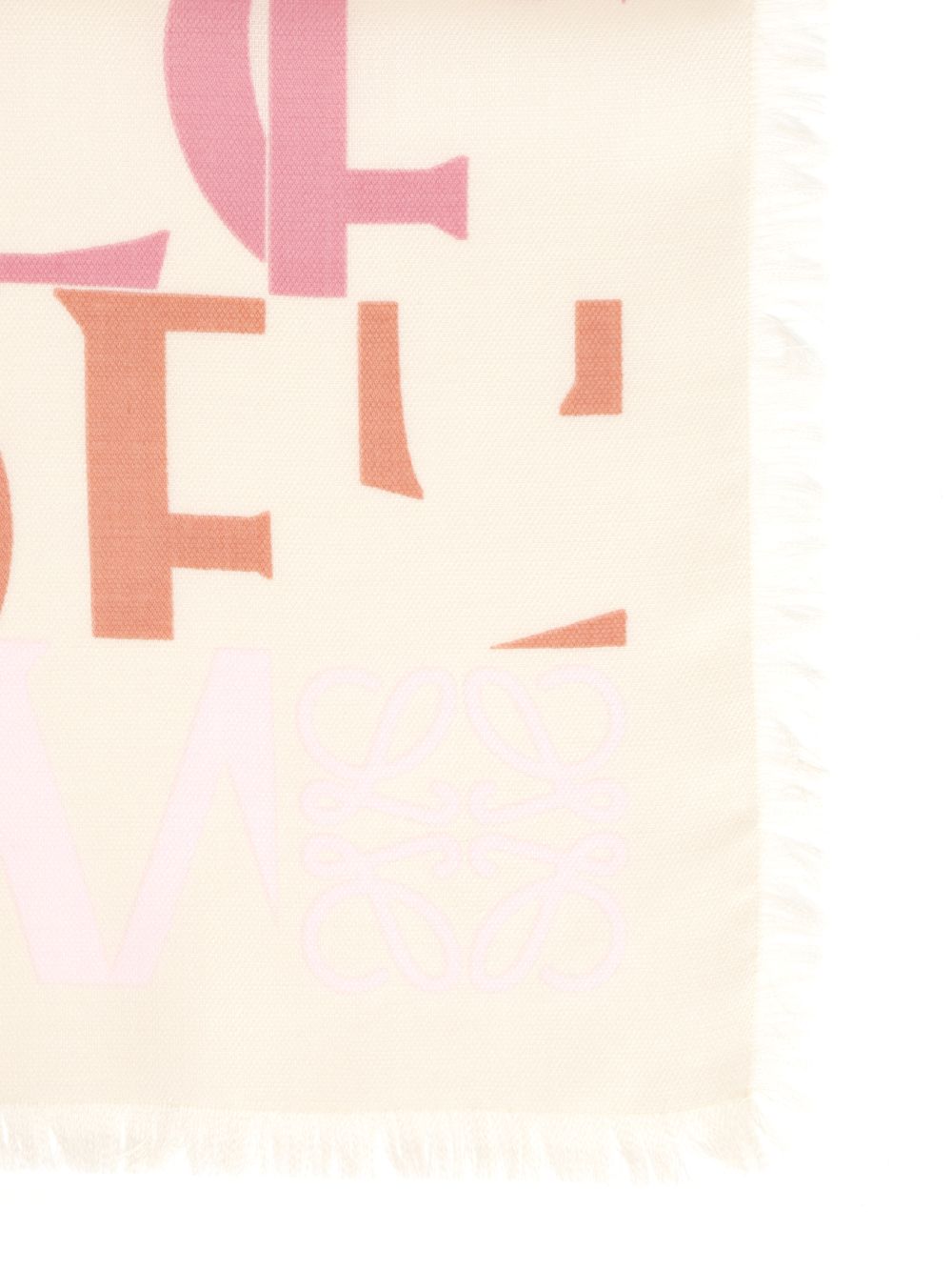 Loewe Scarf Scarves And Foulards - Rose | 07d710fe54523f9fddd7b65f4d360f89f1c395a9