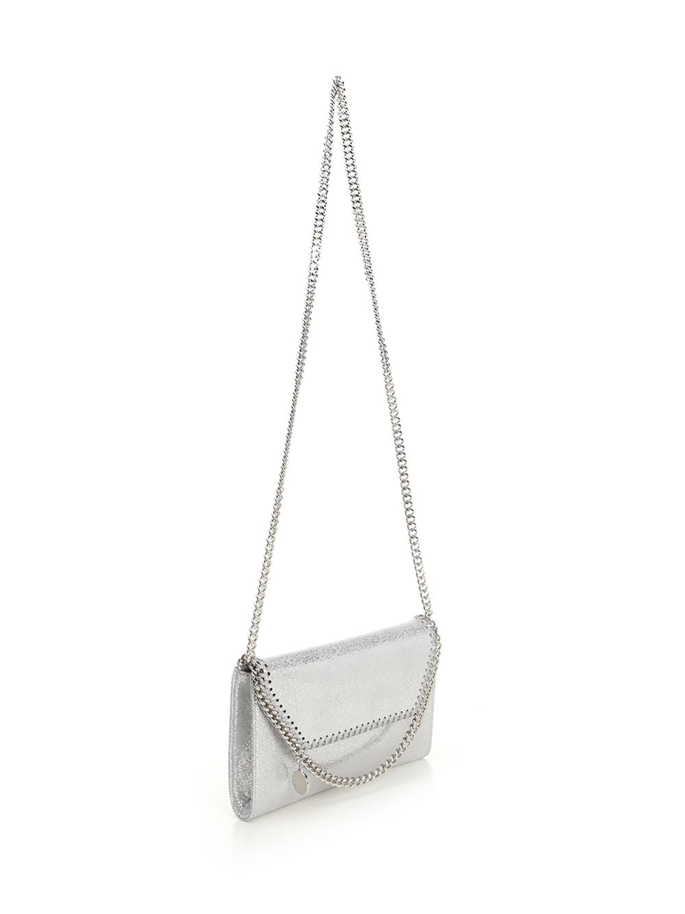 Stella Mccartney Falabella Chain Shoulder Wallet Crossbody Bags - Silver | de59e4405685718680d7d4c1988bbe28a030af60