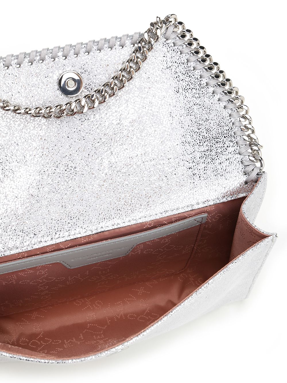 Stella Mccartney Falabella Chain Shoulder Wallet Crossbody Bags - Silver | 73e2c72886317fdbecbc6286f66d52be4fea3c6c