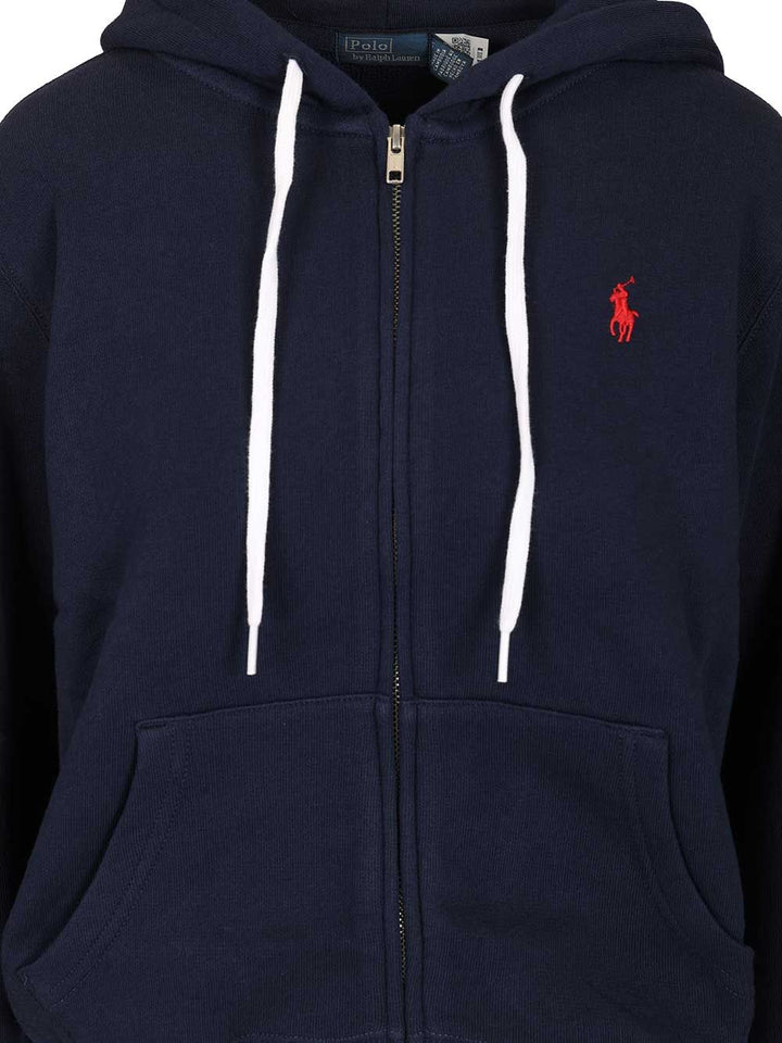 Polo Ralph Lauren Zip-Up Hoodie Sweatshirts - Blue | 3ba1060fee4c94d36cc88675621d84b462e6bf88