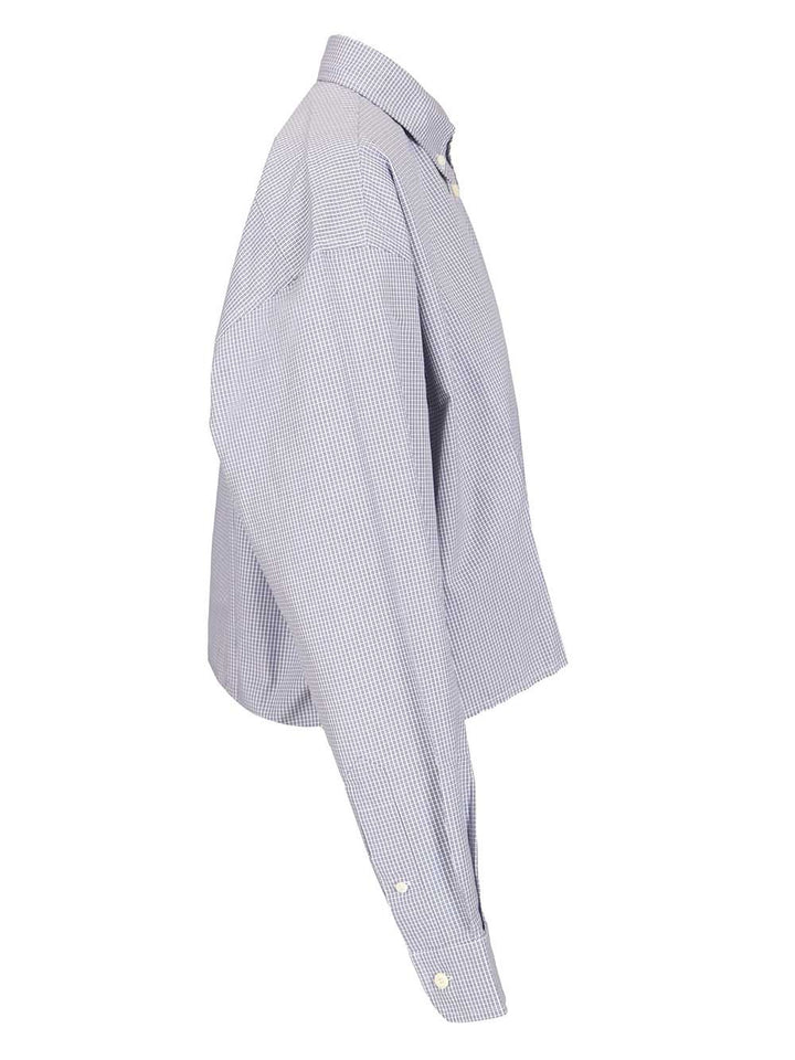 Miu Miu Poplin Shirt Shirts - Blue | d75513c418679ef5f70a4f4729c346883500cad6