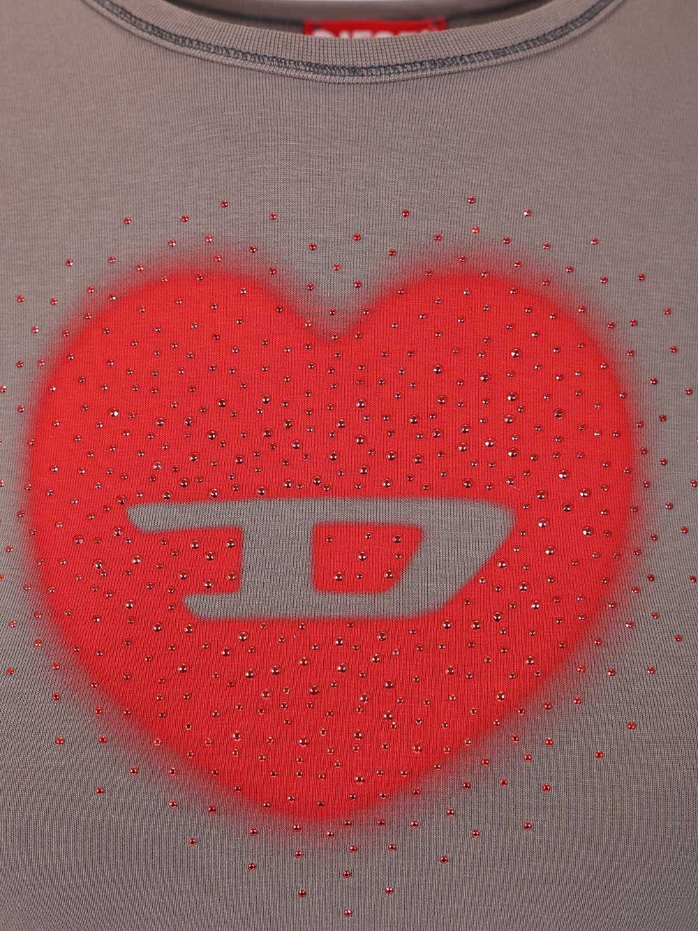 Diesel Cotton T-Shirt - Grey | ed0adb86eb5e112533cb836a7c6c6635d3c5a00a